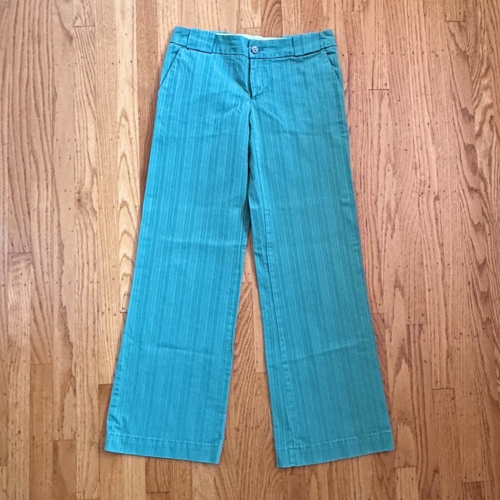 Gap Wide Leg Striped Dress Pants - 6